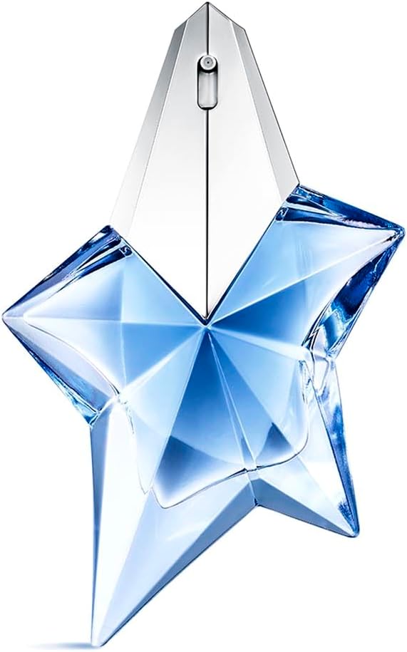 MUGLER ANGEL Eau de Parfum Rechargeable, Parfum pour Femme Ambré Gourmand, Parfum Féminin 25 ml (Lot de 1)