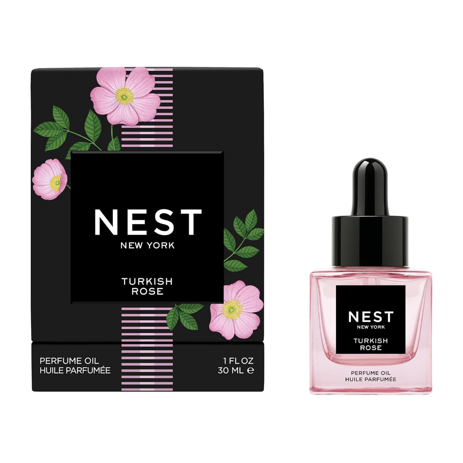 Turkish Rose Perfume Oil (Full Size) - 30 mL - Vegan & Cruelty Free Turkish Rose 30 mL (Pack of 1)