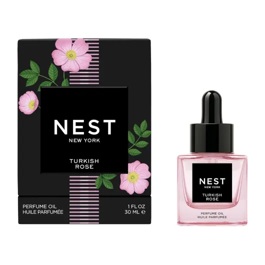 Turkish Rose Perfume Oil (Full Size) - 30 mL - Vegan & Cruelty Free Turkish Rose 30 mL (Pack of 1)