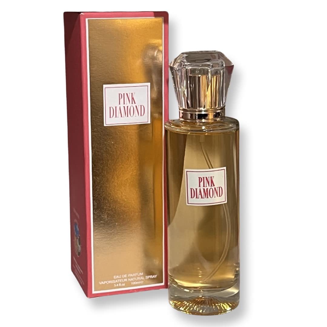 Pink Diamond Eau de Parfum for Women - 3.4 Fl Oz - Top Notes: Orange, Aldehyde and Lily