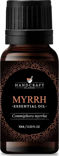Myrrh Essential Oil – 0.33 Fl Oz – 100% Pure and Natural – Premium Grade Essential Oil for Diffuser and Aromatherapy, Skin, Massage, Candle and Soap Making Fragrance Myrrh 0.33 Fl Oz (Pack of 1)