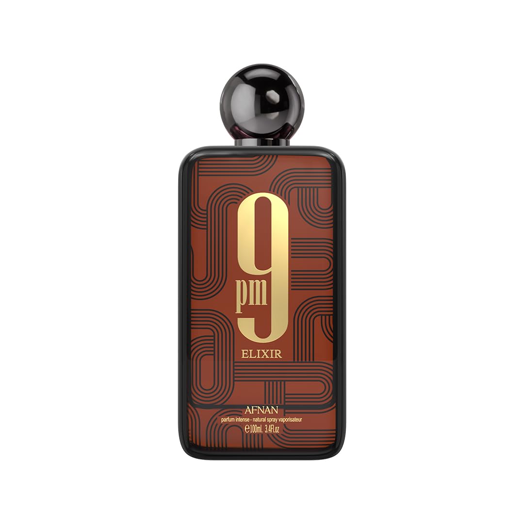 9 PM Elixir Unisex Extrait de Parfum, 3.4 Fl - Oz 9 PM Elixir 3.4 Fl Oz (Pack of 1)