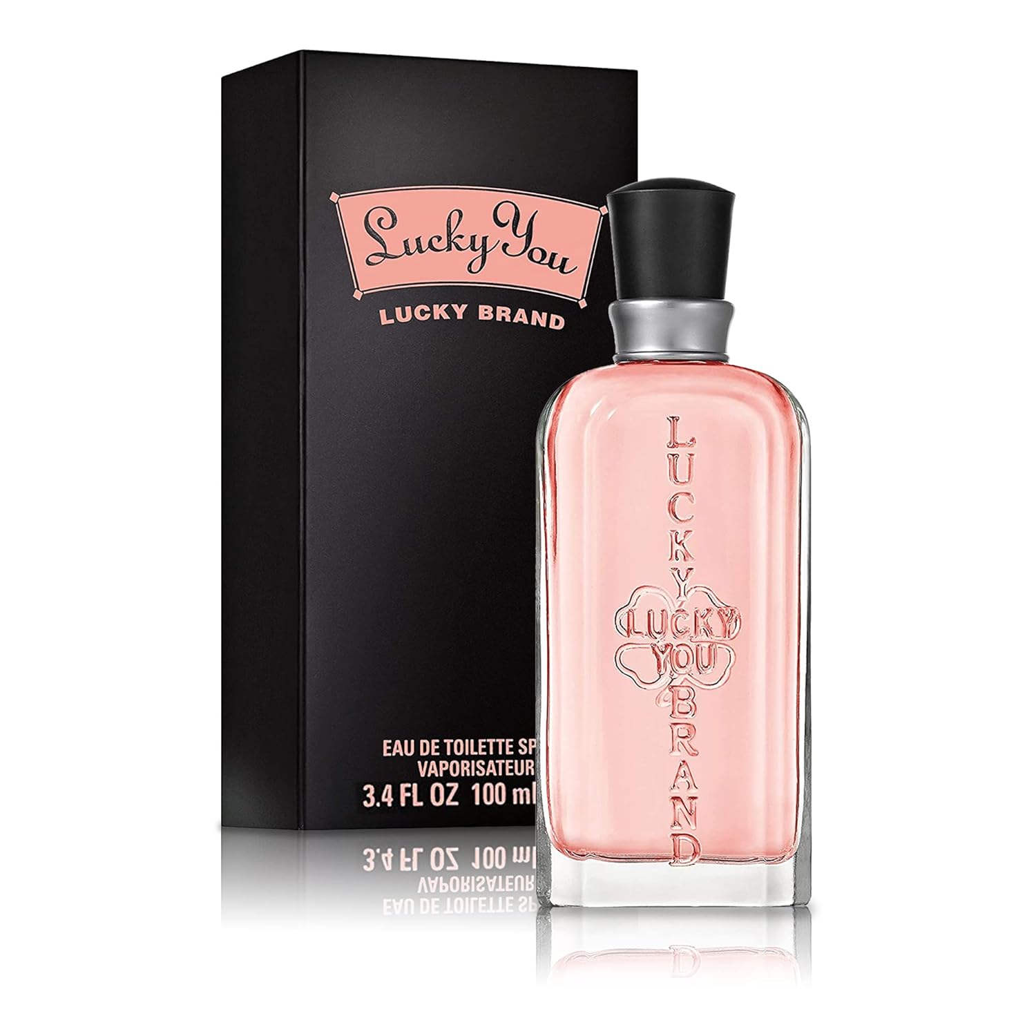 Lucky You Perfume for Women, Eau De Toilette, Gift for Women, Day or Night Spray with Fresh Flower Citrus Scent, 3.4 fl oz