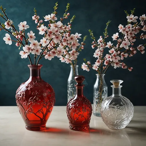 A cherry bottle gift set: the perfect treat for fragrance lovers