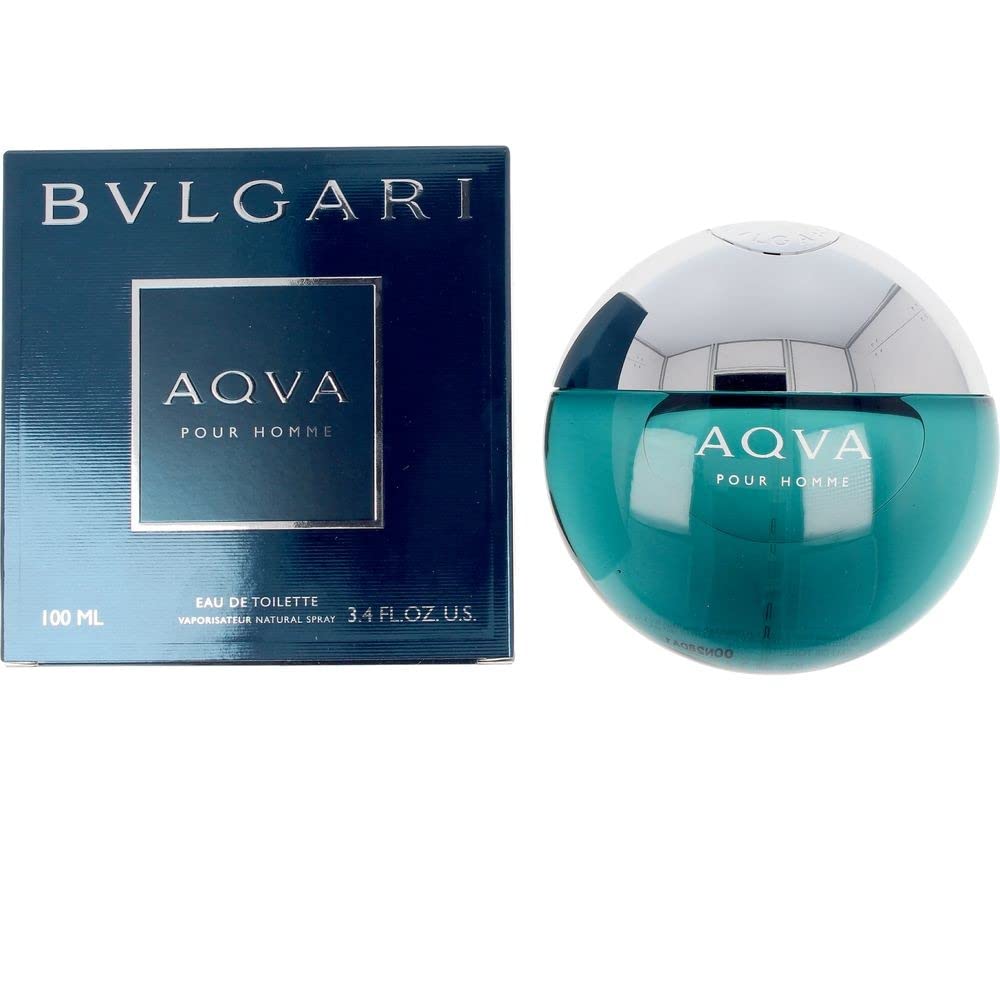 Bvlgari Aqva Pour Homme for Men Eau de Toilette Spray, 3.4 Ounce 3.4 Fl Oz (Pack of 1)