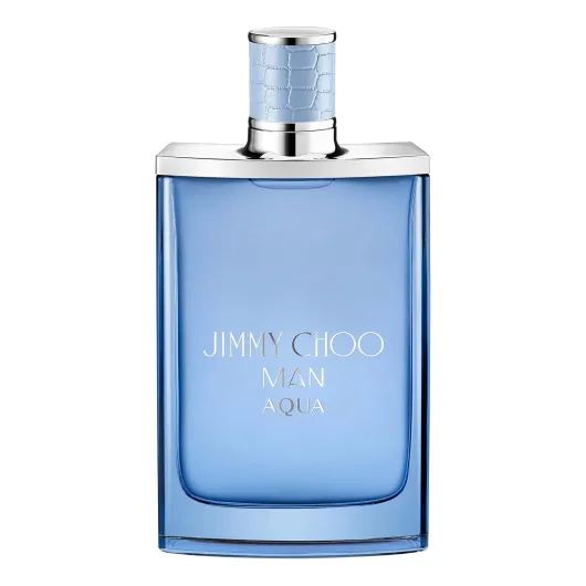 JIMMY CHOO - Man Aqua Eau de Toilette - Men's Fragrance - Fougere Marine Woody - With notes of Grapefruit, Clary Sage & Salty Moss 3.3 Fl Oz (Pack of 1)