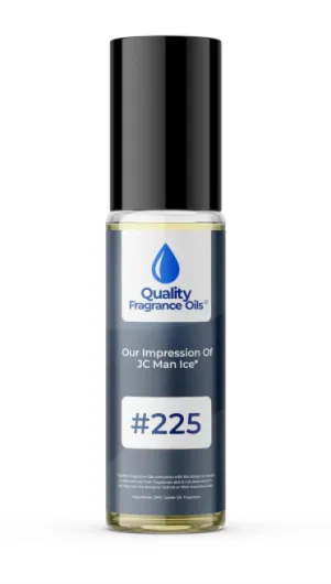 ' J - Choo Man Ice Impression #225 - Long-Lasting Perfume Oil, Alcohol-Free, Strong Scent, 10ml Roll-On - Affordable Alternative to Designer Fragrances