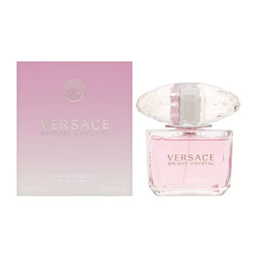Versace Bright Crystal by Versace for Women 3.0 oz Eau de Toilette Spray 3 Fl Oz (Pack of 1)