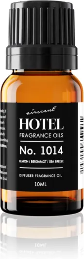 Hotel Diffuser Oil No - 1014 Inspired by The Iconic 5-Star Hotel Coastal Blend - Lemon Bergamot Sea Breeze - 10 mL .34 fl oz - Fragrance Oil for Ultrasonic and Waterless Diffusers and Crafting Lemon, Bergamot & Sea Breeze 0.34 Fl Oz (Pack of 1)