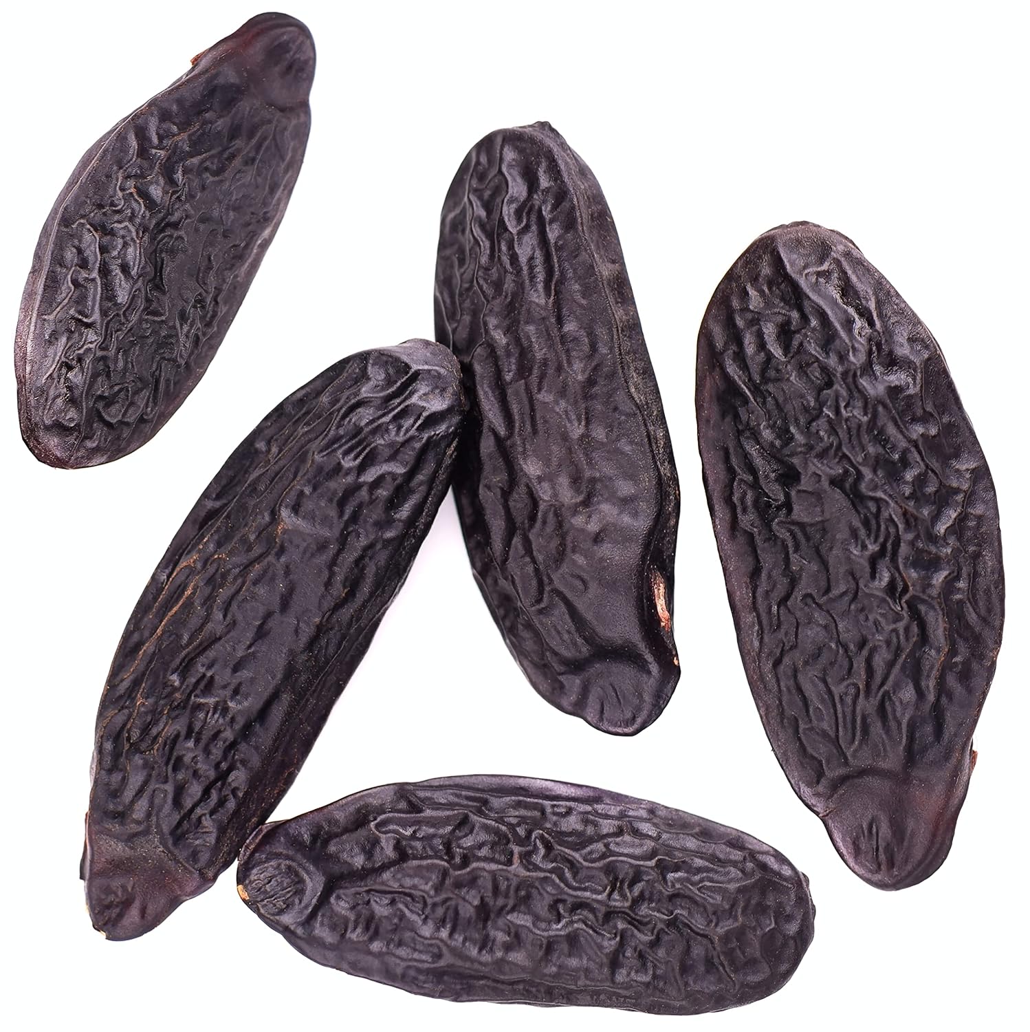 5 Premium Tonka Beans - Whole Natural Tonka Beans - 100% Raw & Pure Tonquin, Strong Fragrance (Dipteryx Odorata Tonkin Pods) - Edible Premium Food-grade Cumaru Kumaru Tonka Beans For Cuisine 5 Count (Pack of 1)