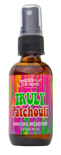 Frankie & Myrrh Truly Patchouli Aromatherapy Spray - Dark Aged Patchouli Oil Room, Linen, and Body Mist - Earthy, Musky Freshwater Scent for Relaxation and Energy - Dark Aged Patchouli & Benzoin 2 Fl Oz (Pack of 1)