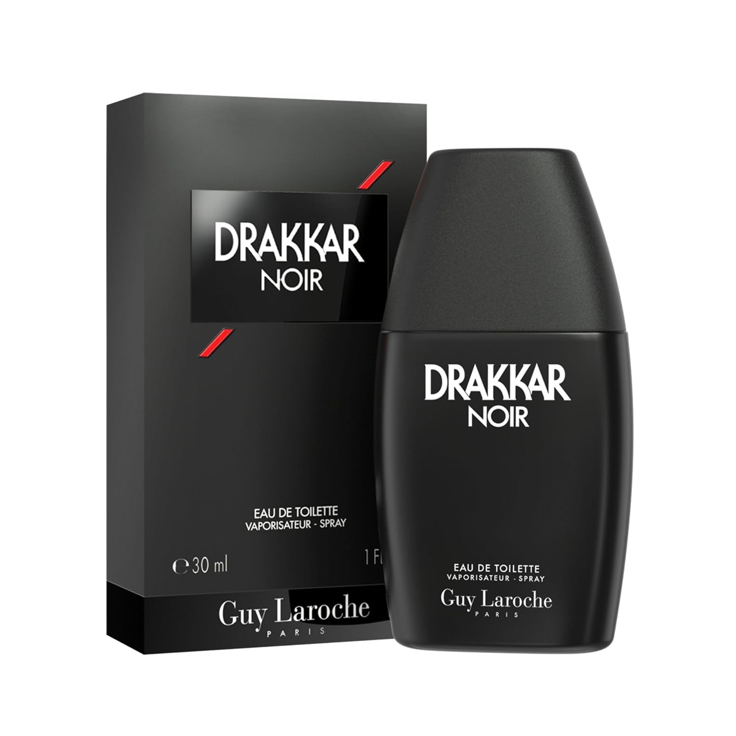 Drakkar Noir By Guy Laroche - Iconic Designer Fragrance - Intense & Powerful Eau de Toilette - Fougere Blend & Aromatic Spices - Long Lasting Mens Cologne - Day and Evening Scent 1 Fl Oz (Pack of 1)