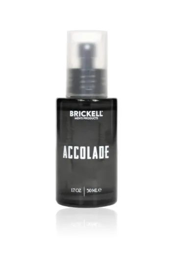 Brickell Men's Accolade Cologne for Men, Italian Bergamot, Cedarwood, Sandalwood, Lemon, and Guaiac Wood Scent, Natural and Organic, 1.7 Ounces