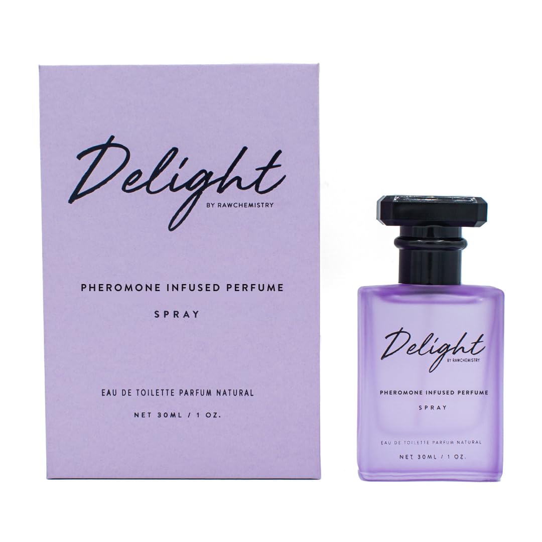 Delight Pheromone Infused Perfume for Women – Women's Perfume Infused with Pheromones – Delight by Raw Chemistry Spray with Feromonas – con Feromonas para Mujer