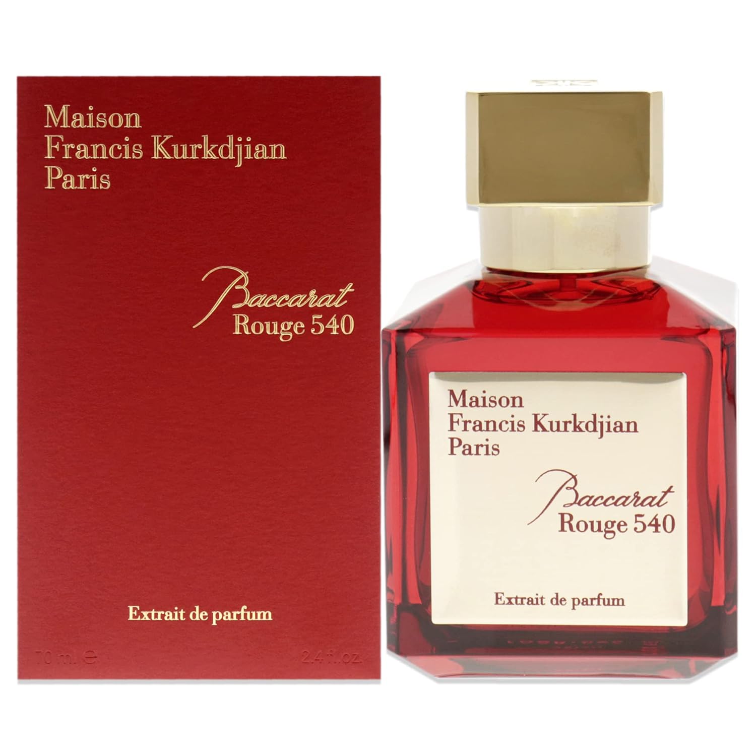 Maison Francis Kurkdjian Baccarat Rouge 540 Pure Perfume, 2.3 Fl Oz (Pack of 1) 2.3 Ounce (Pack of 1)