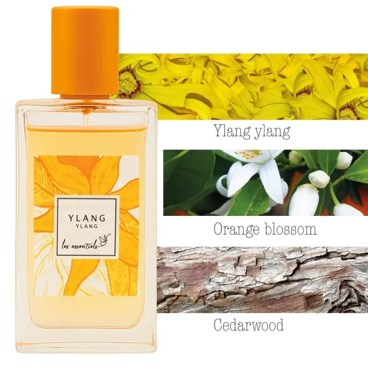 L'OFFICE DES PARFUMS PARIS Les Essentiels Ylang Ylang - Solar Floral Fragrance - Perfume for Women - Opens with Ylang Ylang and Jasmine - Perfume for Women - 2.7 oz