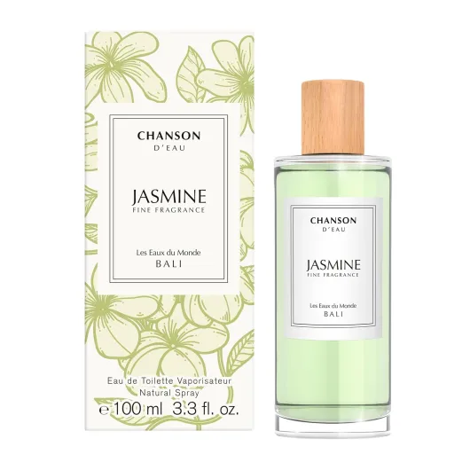 Chanson Jasmine Eau de Toilette 3.4 fl oz (Pack of 1), Notes of Jasmine, Tuberose, and Vanilla, Women's Fragrance, Long Lasting, Everyday Fragrance, Travel Size 3.4 Fl Oz (Pack of 1) Jasmine