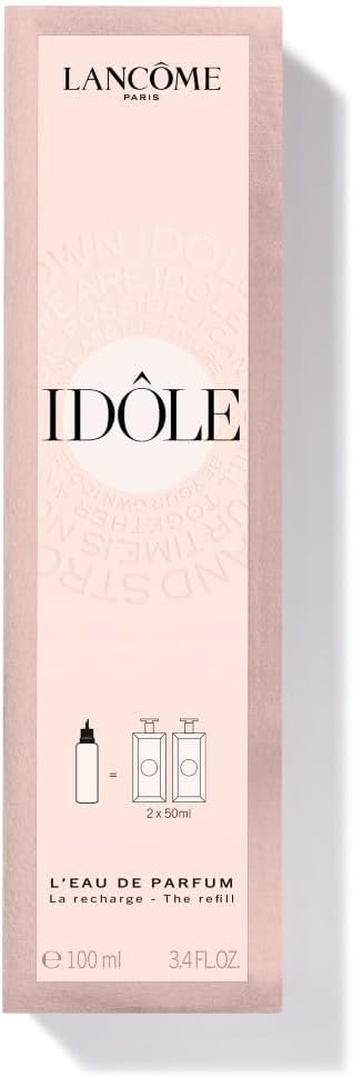 Lancôme Idôle Eau de Parfum, Long-Lasting Clean Floral Fragrance for Women with Rose Jasmine and Patchouli, Empowering Scent for Women Who Dare to Dream 99 ml (Pack of 1) Refill
