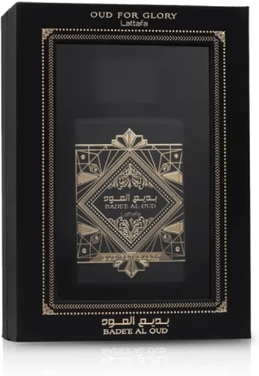 Badee Al Oud For Glory by Lattafa for Men - 3.4 oz EDP Spray Smoky, aromatic Oudh 100.55 ml (Pack of 1)