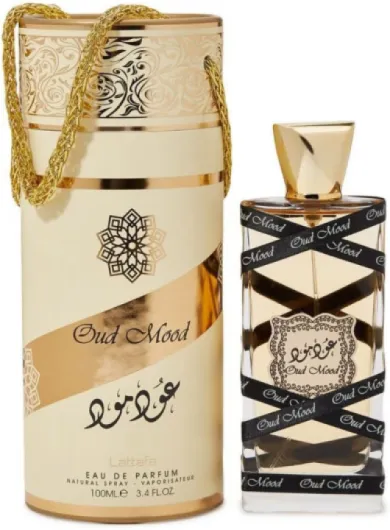 Oud Mood by Lattafa for Women - 3.4 oz EDP Spray 100.55 ml (Pack of 1)