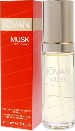 Jovan Musk Cologne Spray for Women, 59 ml 59 ml (Pack of 1)