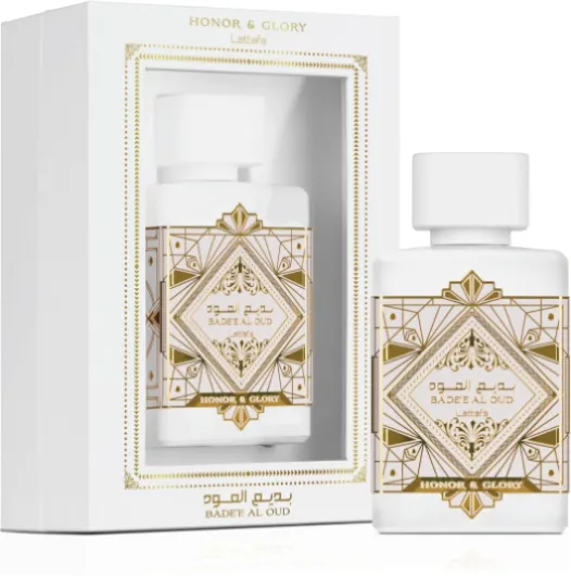 Badee Al Oud Honor & Glory Eua De Parfum Niche Dubai 100ml - Long-Lasting Fragrance Pineapple and Crème Brûlée 100.54 ml (Pack of 1)