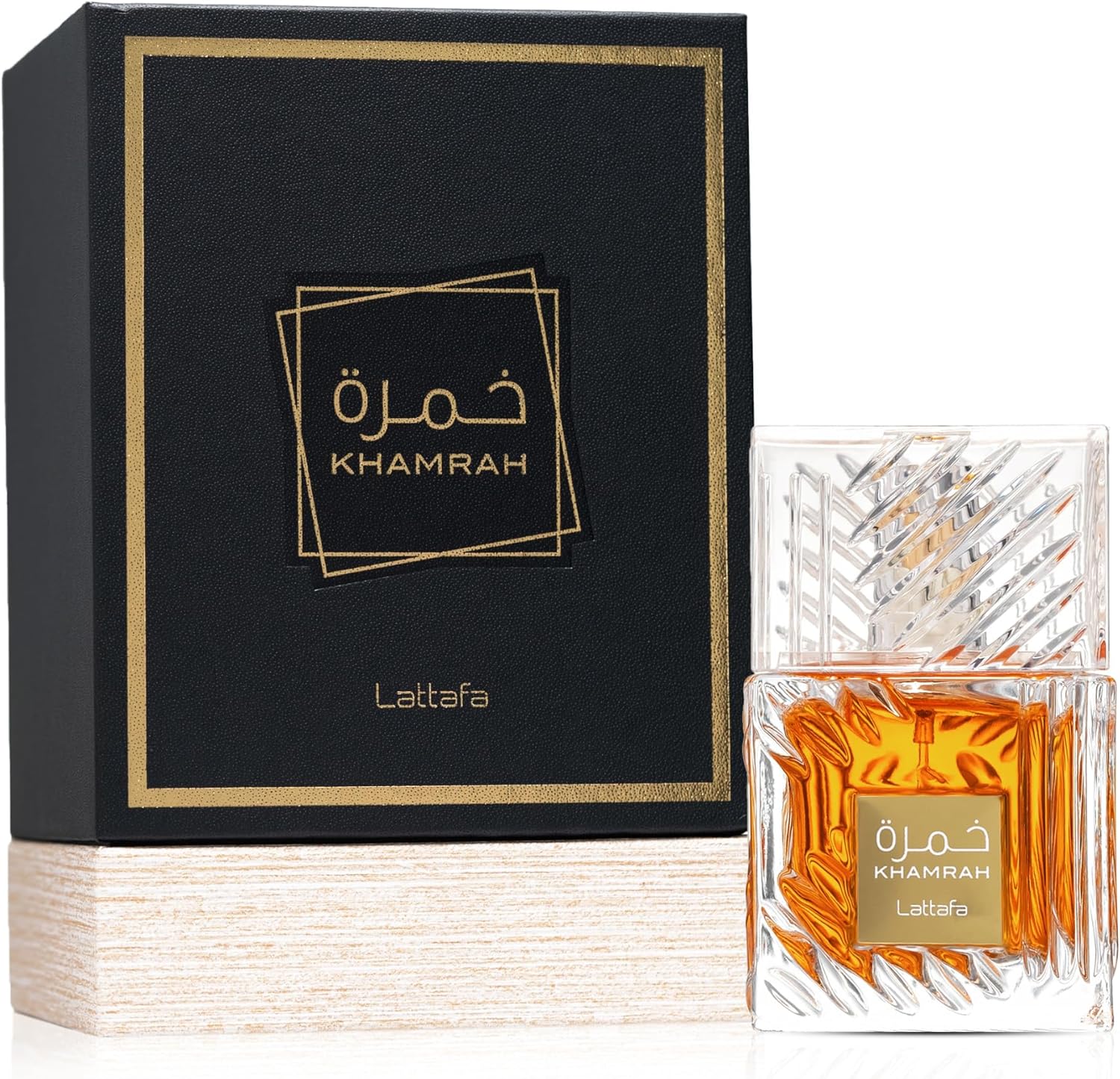 Khamrah Eau de Parfum Lattafa Parfums Unisexe 100 ml Vanille Doux Chaud Épicé Boisé Vanille 100 ml (Lot de 1)